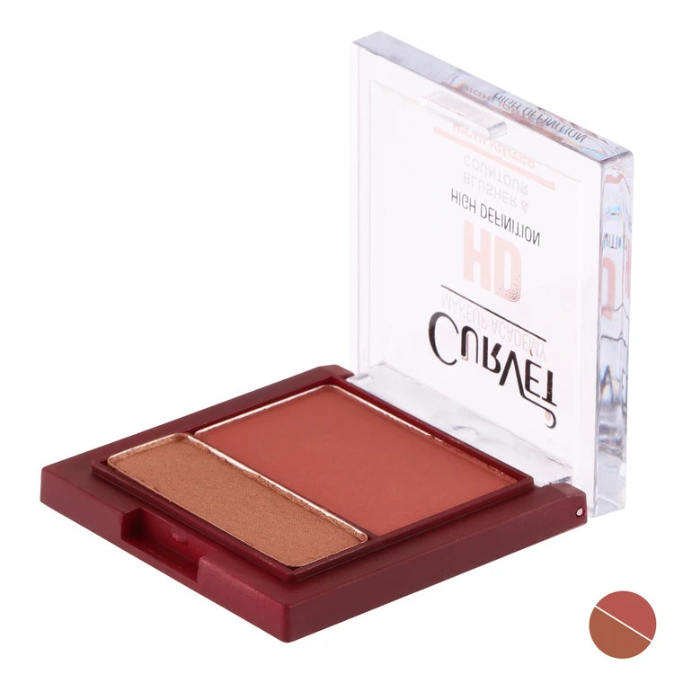 رژگونه و هایلایتر پودری HD (اچ دی) کوروت CURVET اورجینال با ضمانت اصالت کالا