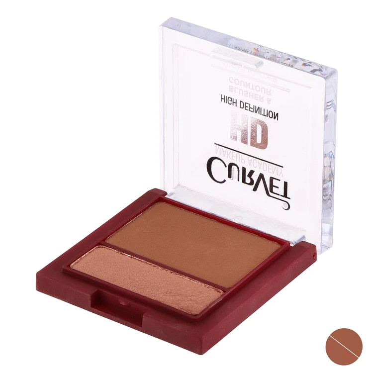 رژگونه و هایلایتر پودری HD (اچ دی) کوروت CURVET اورجینال با ضمانت اصالت کالا