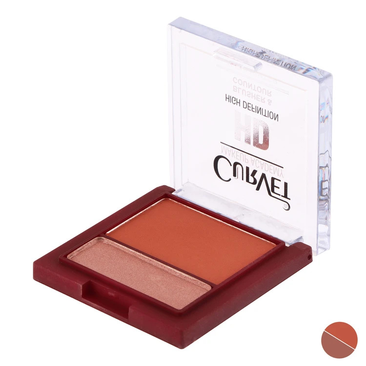 رژگونه و هایلایتر پودری HD (اچ دی) کوروت CURVET اورجینال با ضمانت اصالت کالا
