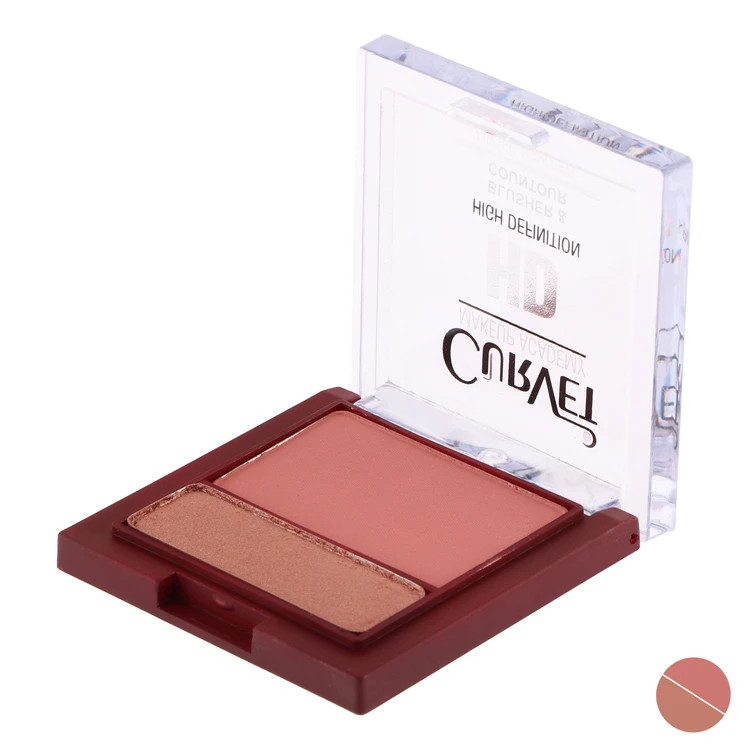 رژگونه و هایلایتر پودری HD (اچ دی) کوروت CURVET اورجینال با ضمانت اصالت کالا