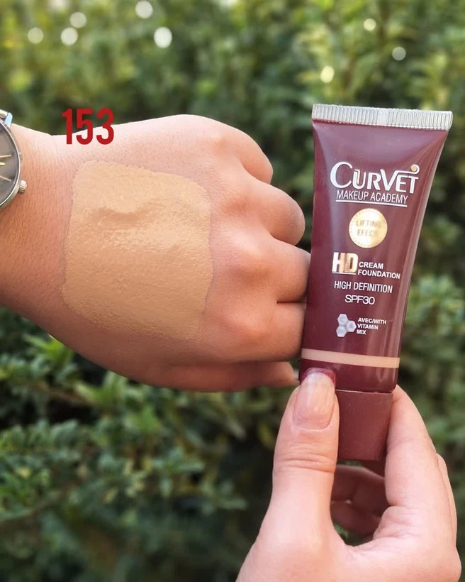 کرم پودر HD (اچ دی) تیوپی کوروت CURVET اورجینال با ضمانت اصالت کالا