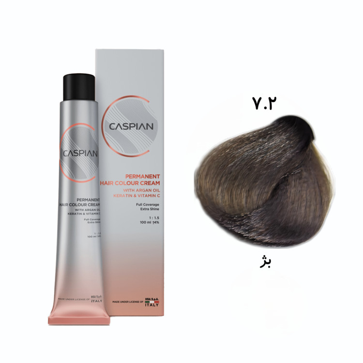 رنگ مو بژ کاسپین 7.2: بژ