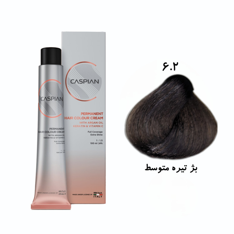 رنگ مو بژ کاسپین 6.2: بژ تیره متوسط