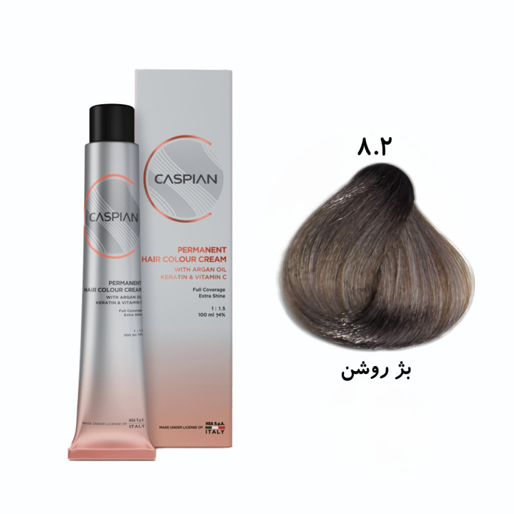 رنگ مو بژ کاسپین 8.2: بژ روشن